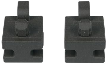 ensipart Buchsenset für Backofen kompatibel mit Siemens 00637444 Keramikhalter hinten für Zubehörgitter für oben und unten 1 Set