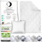 KING SIZE DREAM Classic Kissen + Bettdecke Set 135x200 & 80x80 |Anti-Allergisch| Decke/Duvet & Kopfkissen / 4 Jahreszeiten
