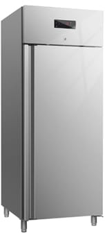 Armadio congelatore refrigerato in acciaio inox 1 anta 700 lt -18-22°C