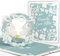 Lovepop® 3D Pop-Up Hochzeitskarte Happily Ever After hellblaue Premium Karte zur Hochzeit mit Tauben und Ringen | inkl. Umschlag & Versteckfach für Geld & Gutscheine