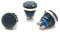 Switian 3x IP65 Wasserdichter Momentantaster 16mm | 3A/220V SPDT Schraubklemme | Metallgehäuse Schwarz | Für Auto, Boot, LKW, Wohnmobil, Industrie