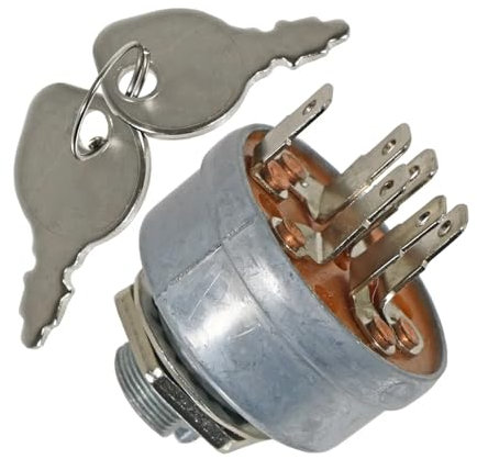 SPARES2GO Ignition Switch & Keys compatible with MTD Lawn Mower Tractor