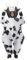 Xamofan - Disfraz de vaca de cerdo hinchable, disfraces inflable Cosplay Halloween Roleplay Party Holiday para adulto (White)