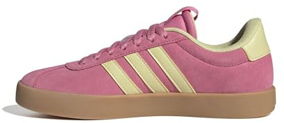adidas Femme VL Court 3.0 Shoes Chaussures, Pink Fusion/Powder Yellow/Gold met, 38 EU