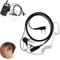 DAAIZIII Oreillette Talkie Walkie,Oreillette Radio 2 Broches,Microphone Casque Forme G,pour Midland G7 G7PRO G8 G9 G5 G6 XT60 XT70 M24 M48 GXT550 GXT650 Alan39 Alan42 PMR446(1, Tube Transparent)