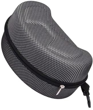 Fcnjsao Skibrillen Aufbewahrungsbox Skibrillen Tasche Hartschalenetui Leichte Tasche Mit Kordelzug Reißverschluss Designs Für Männer Und Frauen Schneesport