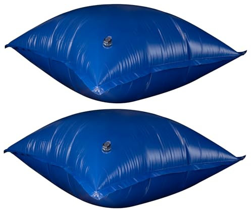 Winter Block Almohada de Aire de Invierno para Piscina sobre el Suelo, Almohada Flotante de Primera Calidad para el Invierno y el Cierre de Piscinas sobre el Suelo, Resistente, Gruesa y Duradera, 4 x