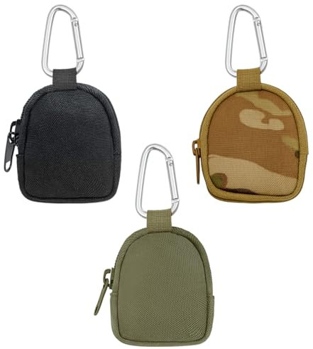 Coin Purse con chiusura lampo Portamonete per esterni