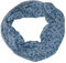 beybey® Blümchen Damen Loop Schal aus Seide und Baumwolle und in herrlichen Farben. (blau)
