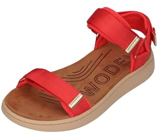 Woden Damen Sandalen LINE WL926 flame