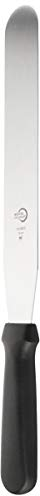 Mercer Culinary M18800P Straight Spatula 25.5cm 10-Inch, Stainless Steel, Black