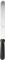 Mercer Culinary M18800P Straight Spatula 25.5cm 10-Inch, Stainless Steel, Black