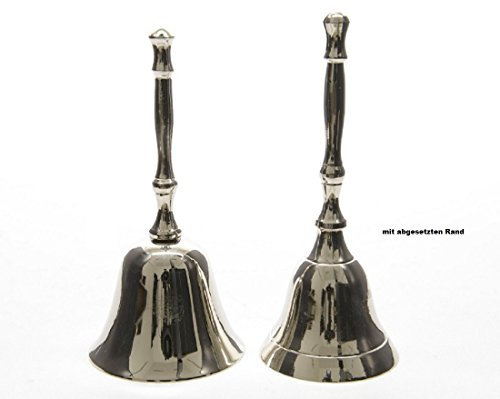 Unbekannt Glocke Aluglocke Tischglocke Weihnachtsglocke Menükartenhalter Silber 2 Ausführungen Stückpreis