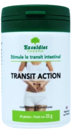 Laxatif pour constipation adultes - Transit intestinal - Selles ramollies - Détox foie, colon & intestins - Ventre plat & Ballonnement - Flore intestinale - 60 Gélules