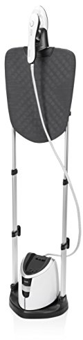 Princess 332850 Plancha de vapor con exclusiva tabla de planchar plegable y regulable, vaporizador para ropa y tejidos, tanque de agua desmontable, mata las bacterias y los ácaros del polvo, 2100 W