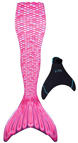 Fin Fun Meerjungfrauenflosse für Mädchen und Damen mit verstärkten Flossenspitzen - Monoflosse inklusive Meerjungfrauenflosse für Einsteiger und Fortgeschrittene in originaler Fin Fun Qualität