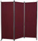 Angerer Freizeitmöbel GmbH Paravent - Raumteiler & Raumtrenner Sichtschutz - Outdoor Paravent für Windschutz & Schatten auf Balkon (3-teilig, Swingtex Bordeaux)
