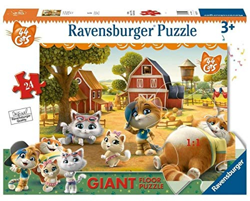 Ravensburger 44 Katzen A Puzzle, Boden, 24 Teile, 03015