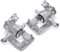 Frankberg 2x Brake Caliper Disc Brake Rear Axle Compatible with Mondeo III Turnier BWY 1.8L-3.0L X-Type X400 2.0L 2.1L X-Type Estate X400 2.0L Replace# 1S712553BE