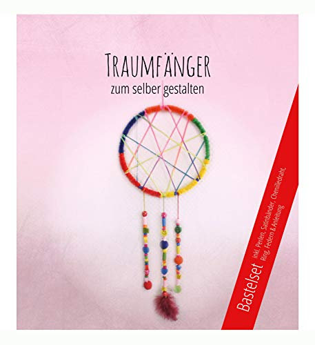 Pracht Creatives Hobby 5841-20501 Bastelset Traumfänger zum selber Gestalten, bunt, Größe ca. 20 cm