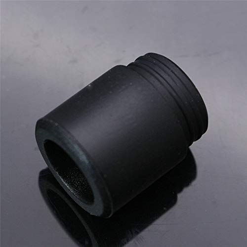 Denghui-ec, 10 Stücke Silikon 810 Drip Tip Vape Mundstück Für E-Zigarette 810 Gewinde Zerstäuber Fit TFV8 Big Baby TFV12 Prince Tank Etc (Farbe : Schwarz)