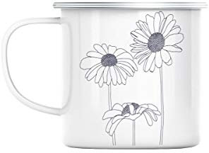 Mug en Métal Emaillé Fleurs Nature Anthophile Passion