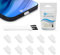 PortPlugs Dust Plugs for iPhone 14, 13, 12, 11, Pro/Max & AirPods - Lightning Charger Port Covers with Cleaning Brush | Clear (10-Pack)
