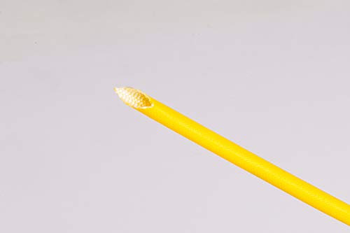 Gaine pour câbles de restauration électrique, voiture, moto, époque, fabriquée en Italie (2 mm, jaune)