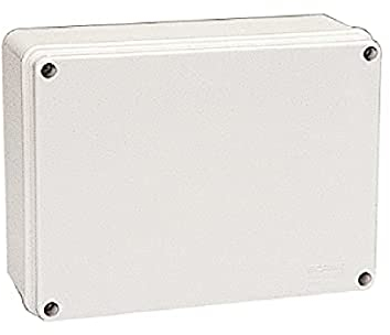 POLY POOL - PP0293 Caja de Derivación Empotrada Rectangular - Eléctrica de Pared Con Tornillos para Fijación de Tapa - Made In Italy