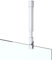 xiaoyige Barra de apoyo estabilizador para paredes de ducha, techo, ducha, cabina de ducha, acero inoxidable, redondo, ajuste 500-850 mm, grosores de vidrio 6-10 mm GS34
