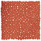 MSV Duschmatte Badematte Duscheinlage antibakteriell rutschfest mit Saugnäpfen-Safran Gelb-ca. 53 x 53 cm, Yellow, 54 x 54 cm