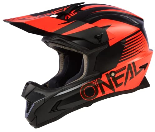 O'NEAL 1SRS Helm STREAM Schwarz/Rot/Größe M