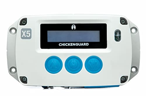 ChickenGuard Automatic Chicken Coop Door Openers, Timer/Light-Sensor, Auto-Stop Safety Feature (X5)