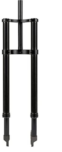 Schnee Fahrrad Gabel 26 Zoll 4.0'' Fetter Reifen ATV E-Bike Doppelschulter Federgabel Federweg 110mm Bergab Umgekehrte Gabel Stoßdämpfergabel 1-1/8 Scheibenbrems 9mm QR ( Color : Center 105mm black )