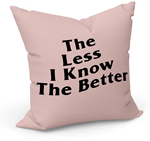 Fabulous Kissen Kissen mit Kissenbezug 40x40 cm The Less I Know The Better Sneakerhead Kollektion Schuhe Hobby Kicks Sneakers Streetwear