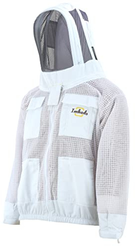 Imkado Atmungsaktive Imkerjacke Fechtschleier / XS