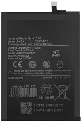Batería BN5A Compatible con Xiaomi Redmi Note 10 5G 4900mAh
