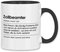 wowshirt Tasse Geschenk für Zollbeamter Definition Geburtstag Weihnachten, Farbe:White - Black