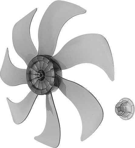 PRETYZOOM Lama del Ventilatore in Plastica 14 Pollici Foglie Universale per Uso Domestico Ventilatore a Piedistallo Ventilatore Tavolo Interna di Ricambio 7 Foglie Pale del