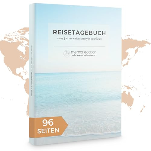 memoriecation® Diario di viaggio da scrivere: il tuo diario ispiratore per più viaggi, viaggi nel mondo o per le prossime vacanze, regalo da viaggio perfetto per i giramanici, formato A5