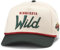 AMERICAN NEEDLE NHL National Hockey League Team Roscoe verstellbare Baseballmütze, Creme, Dunkelgrün (Minnesota Wild), Einheitsgr��e
