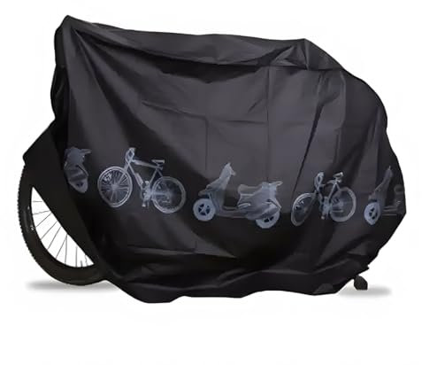 GXGM Bâche de vélo, Housse de vélo imperméable, Housse de Protection de vélo, bâche de vélo pour Le Stockage, Anti-poussière, Anti-Pluie, Housse de Protection UV