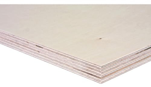 WHM Werkstatt Haus & mehr 40mm Multiplexplatte Birke Zuschnitt Sperrholz Möbelbau Platten 10cm bis 120cm (25x60cm)
