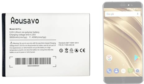 Aousavo ersatz akku Kompatibel mit Ulefone S8 S8 Pro