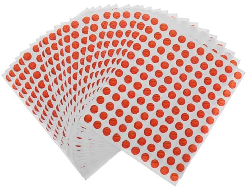 Operitacx 20sheets Sports Stickers Basketball Printing Stickers for Water Bottle Laptop Decor