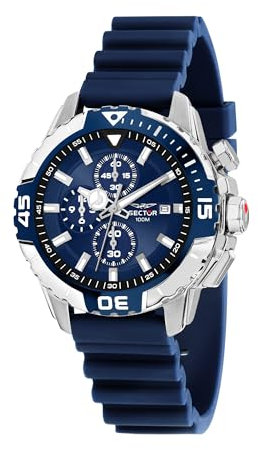 Sector No Limits Herrenuhr, Chronograph, Analog, 43 mm, Legend-Kollektion – R3271735001