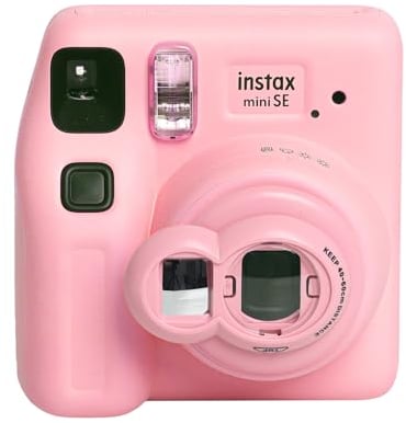 MUZIRI KINOKOO Close Up Lens for Instax Mini 7 Plus/Mini 7+/ Mini 7S / Mini SE Instant Camera with Self-Portrait Mirror for Fuji Mini 8 / Mini 8 + / Mini 9 / Mini KT Selfie Lens Mirror - Pink