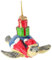 MAGICLULU Weihnachtsdeko Kugeln Schildkröte -weihnachtsschmuck Nautischer Baumschmuck Christbaumschmuck An Der Küste des Strandes Meeresschildkröten-baumspitze Weihnachtsverzierung Harz