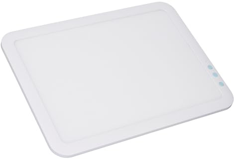 Bloc Lumineux LED, Caisson Lumineux sans Fil à Piles, Panneau Lumineux pour Traçage, Table Lumineuse Rechargeable, 35 X 26 Cm, 3 Modes de Couleur, 6 Niveaux de luminosité,