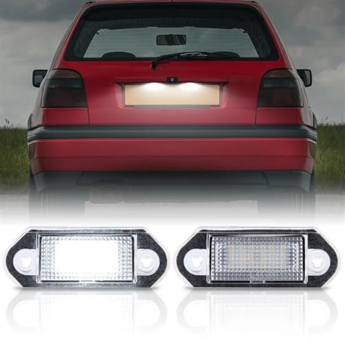 Auto Nummernschildbeleuchtung Lampe,für VW Golf 3 Variant Verno Jetta 3 1992-1999,Langlebig Effizient Hochwertige Digitale Nummern Leuchten Fürs Auto